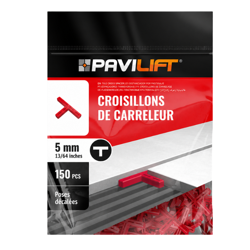 PAVILIFT, Croisillon de carreleur 5 mm [ T ]