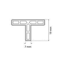PAVILIFT, Croisillon de carreleur 7 mm [ T ]