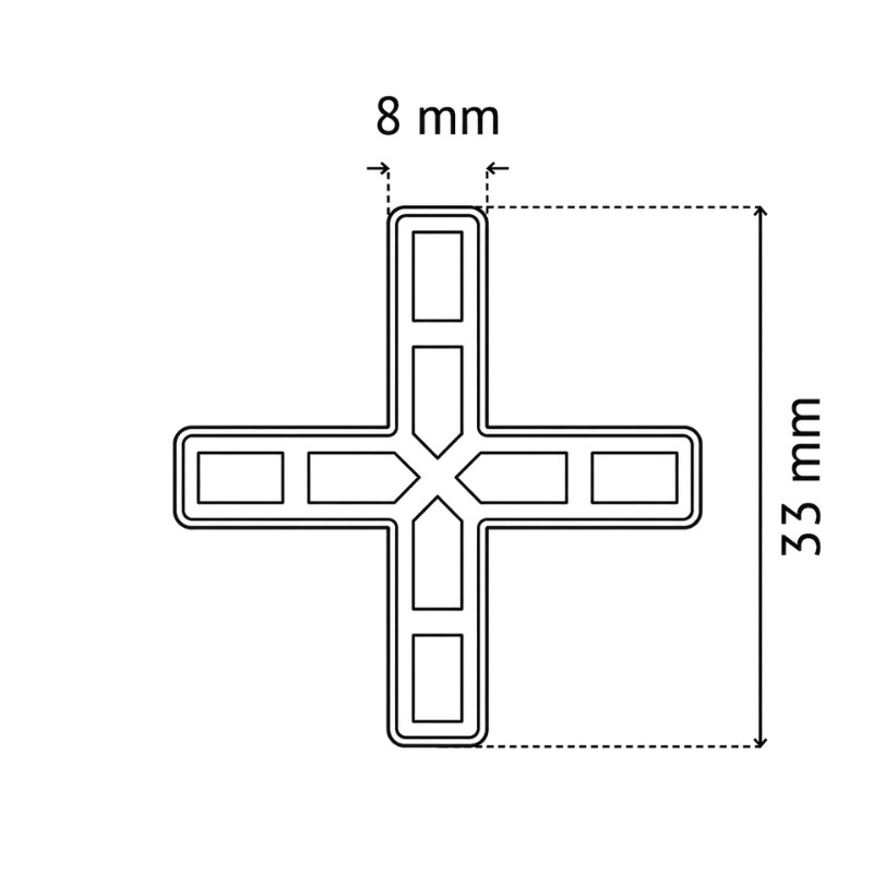 PAVILIFT, Croisillon de carreleur 8 mm / Croix