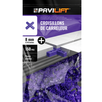 PAVILIFT, Croisillon de carreleur 8 mm / Croix