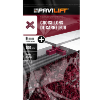 PAVILIFT, Croisillon de carreleur 9 mm / Croix