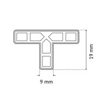 PAVILIFT, Croisillon de carreleur 9 mm / Té
