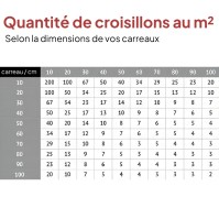 PAVILIFT, Croisillon autonivelant à vis 2 mm / Té