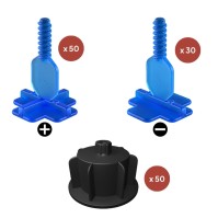PAVILIFT, Croisillon autonivelant à vis 3 mm / Croix