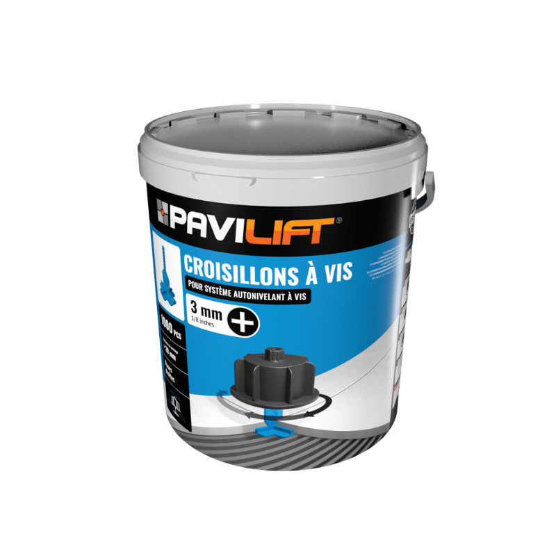 PAVILIFT, Croisillon autonivelant à vis 3 mm / Croix