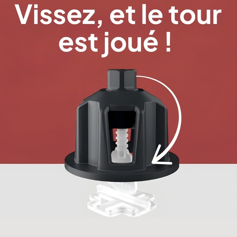 PAVILIFT, Croisillon autonivelant à vis 3 mm / Té