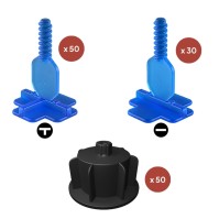 PAVILIFT, Croisillon autonivelant à vis 3 mm / Té