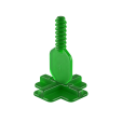 PAVILIFT, Croisillon autonivelant à vis 4 mm / Croix