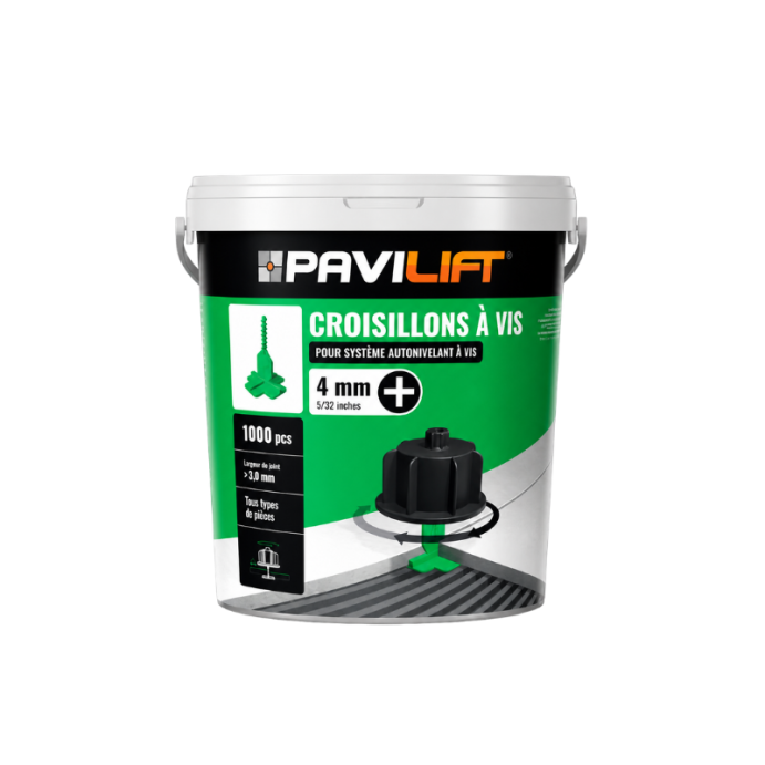 PAVILIFT, Croisillon autonivelant à vis 4 mm / Croix