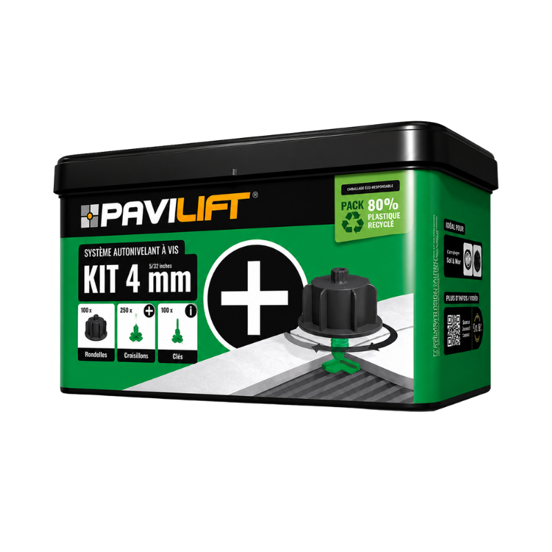 PAVILIFT, Croisillon autonivelant à vis 4 mm / Croix