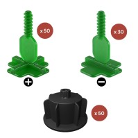 PAVILIFT, Croisillon autonivelant à vis 4 mm / Croix