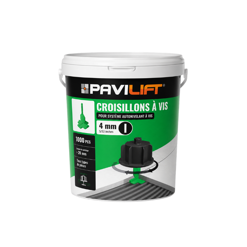 PAVILIFT, Croisillon autonivelant à vis 4 mm / Barre