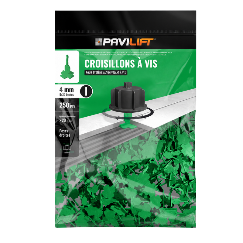 PAVILIFT, Croisillon autonivelant à vis 4 mm / Barre