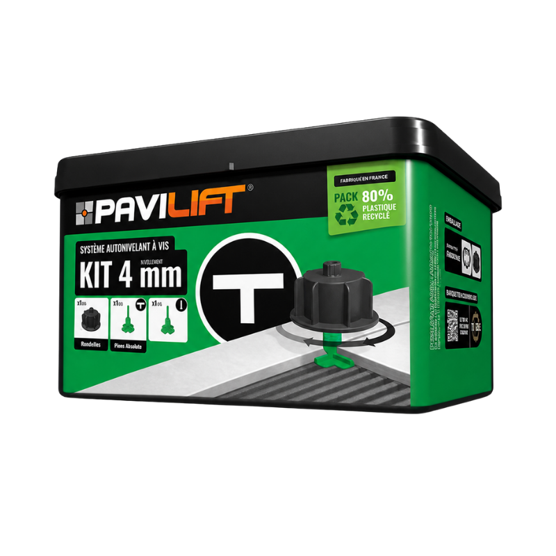 PAVILIFT, Croisillon autonivelant à vis 4 mm / Té