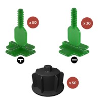 PAVILIFT, Croisillon autonivelant à vis 4 mm / Té