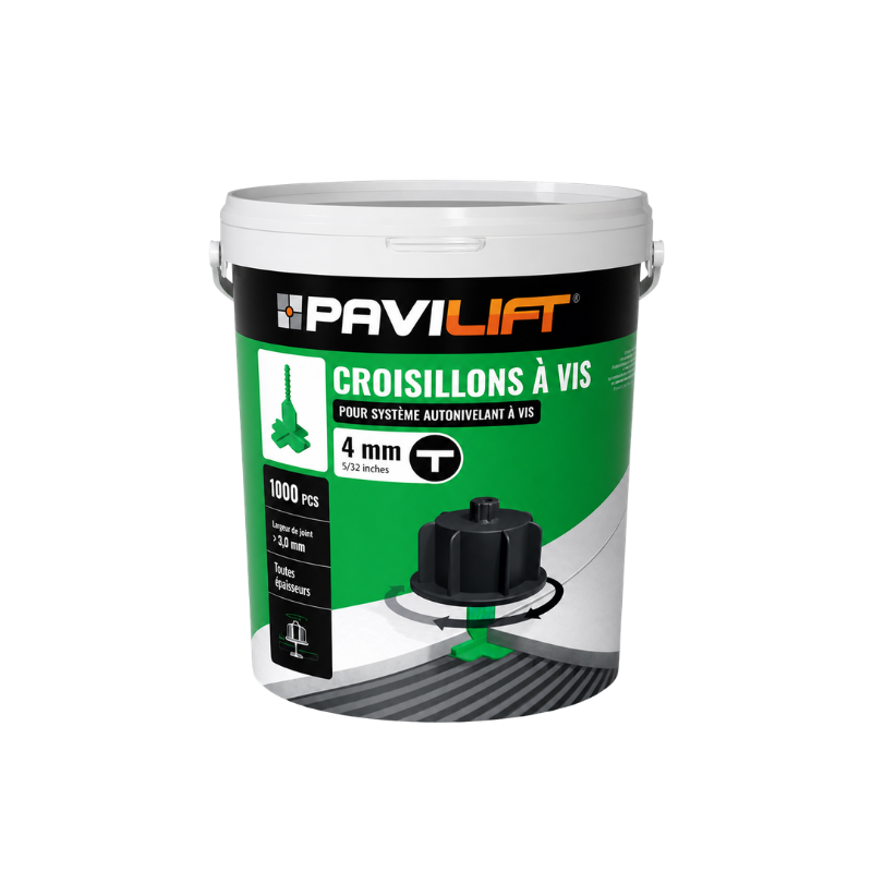 PAVILIFT, Croisillon autonivelant à vis 4 mm / Té