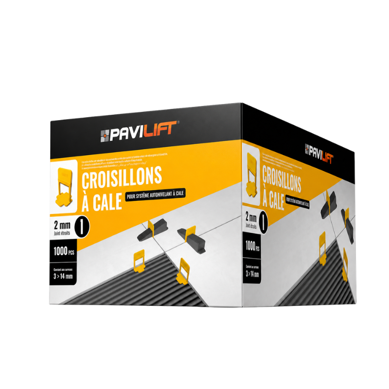 PAVILIFT, Croisillon autonivelant à cale 2 mm / Barre