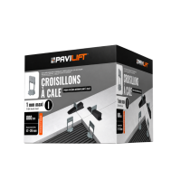 PAVILIFT, Croisillon autonivelant à cale MAXI 1 mm / Barre