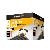 PAVILIFT, Croisillon autonivelant à cale MAXI 2 mm / Barre