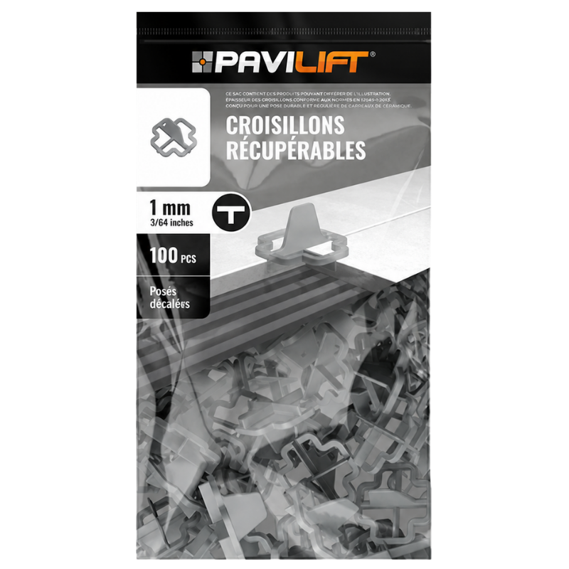 PAVILIFT, Croisillon récupérable 1 mm / Té