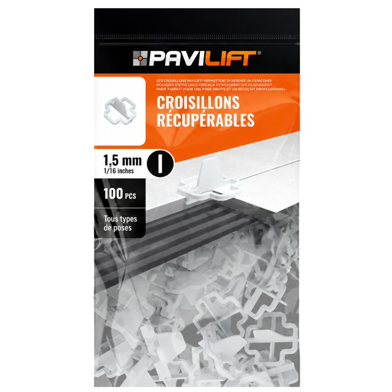 PAVILIFT, Croisillon récupérable 1,5 mm / Barre