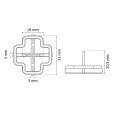 PAVILIFT, Croisillon récupérable 3 mm / Croix