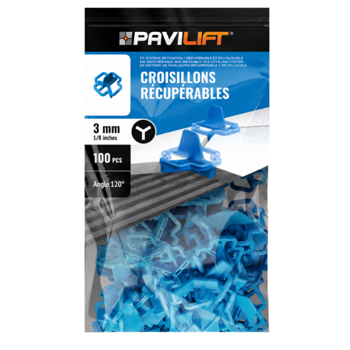 PAVILIFT, Croisillon récupérable 3 mm / Y 120°