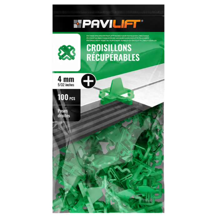 PAVILIFT, Croisillon récupérable 4 mm / Croix