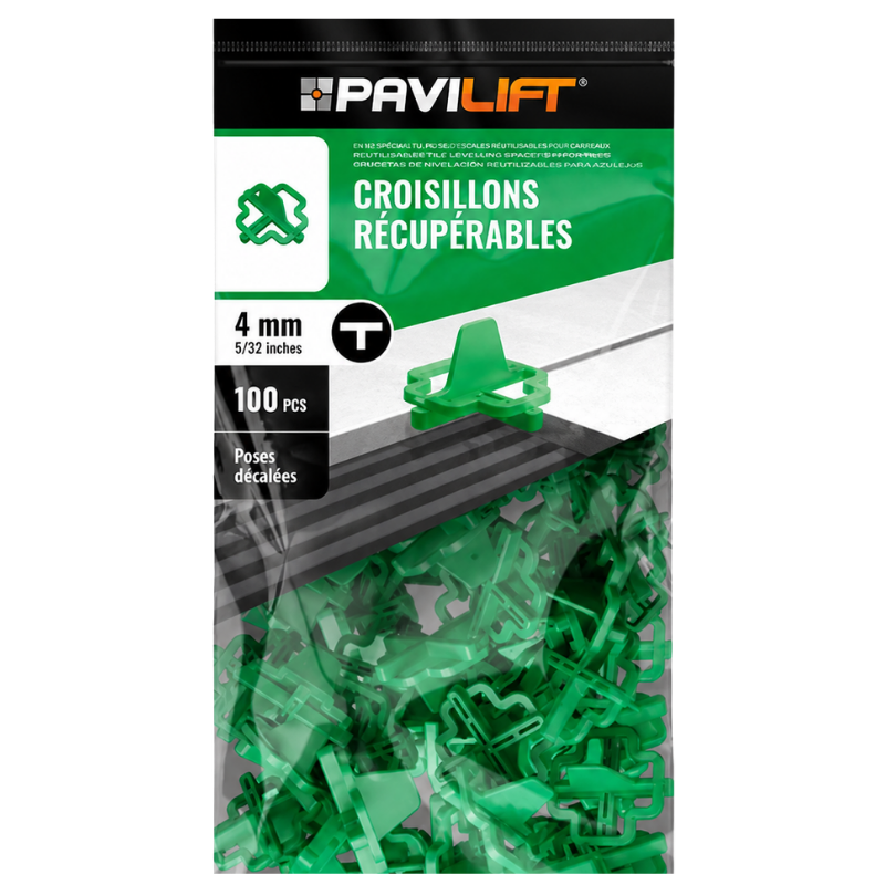 PAVILIFT, Croisillon récupérable 4 mm / Té