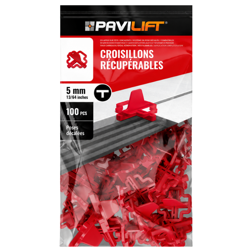 PAVILIFT, Croisillon récupérable 5 mm / Té