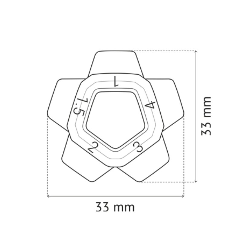 PAVILIFT, Croisillon multiformats 1 à 4 mm