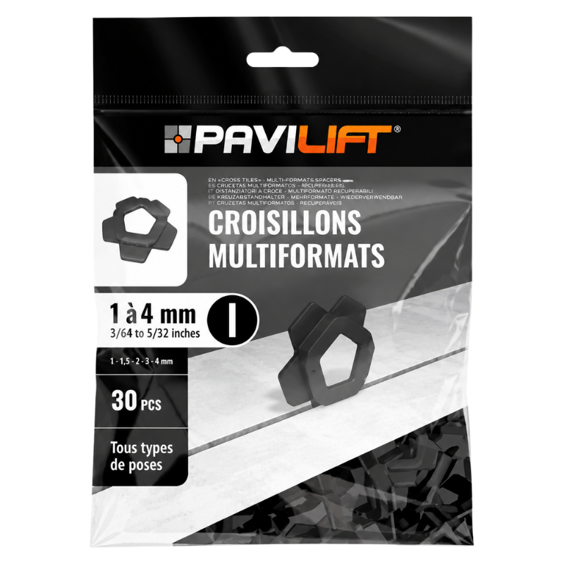 PAVILIFT, Croisillon multiformats 1 à 4 mm