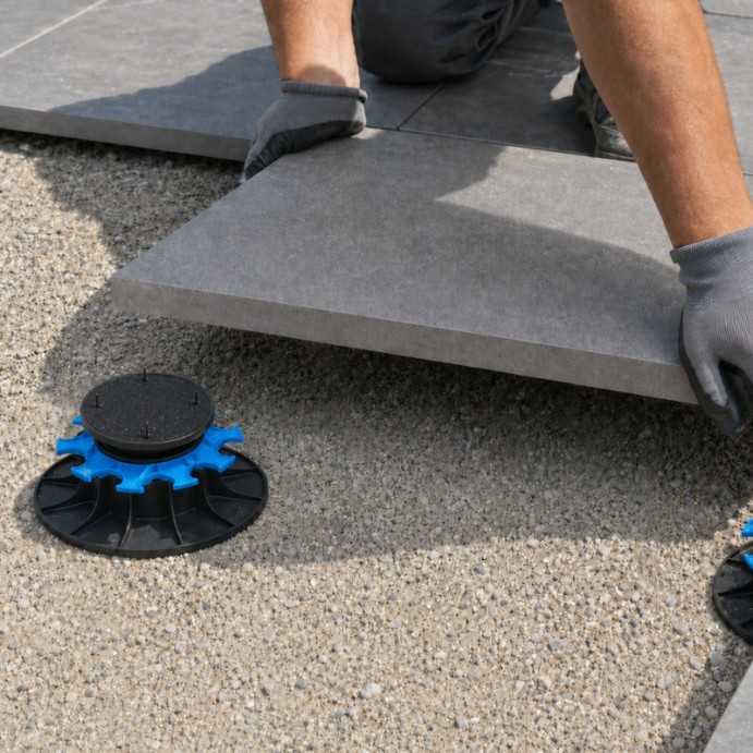 Plot réglable JOUPLAST, Terrasse Dalles, H 40-60 mm