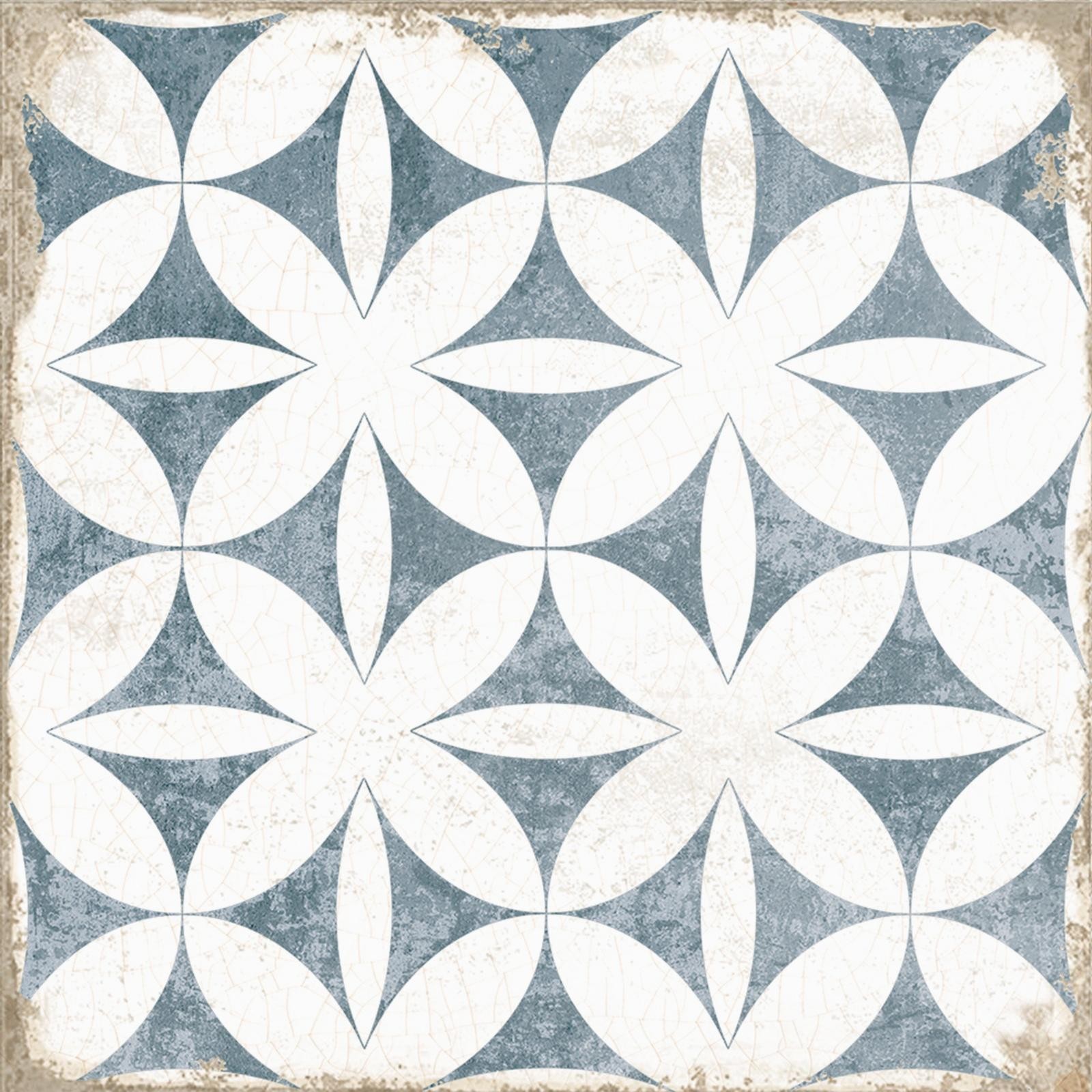 GRAFTON Abbey Blue, Carreaux de ciment