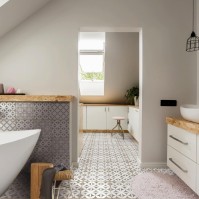 GRAFTON Abbey Taupe, Carreaux de ciment