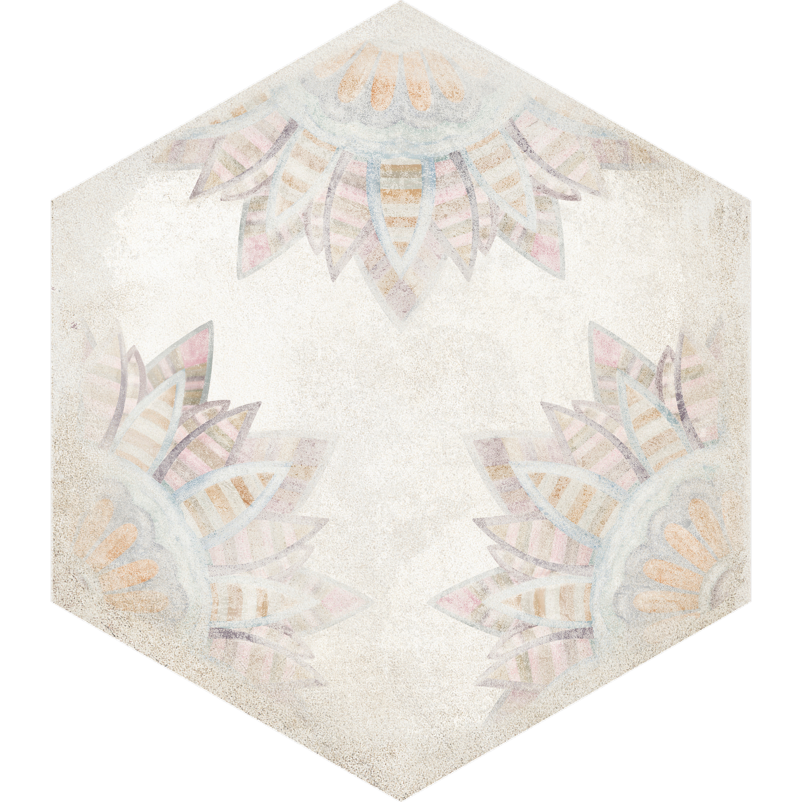 HABITANIA Flora, Carreaux de ciment hexagone