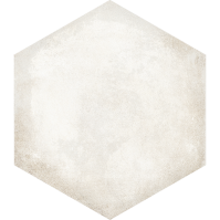 HABITANIA Mily White, Carreaux de ciment hexagone