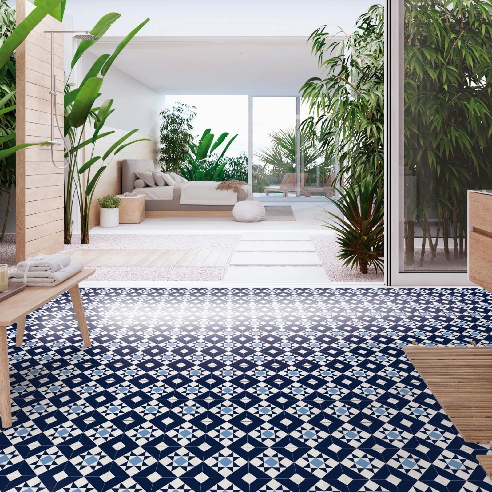 KOMPAS Medi, Carreaux de ciment