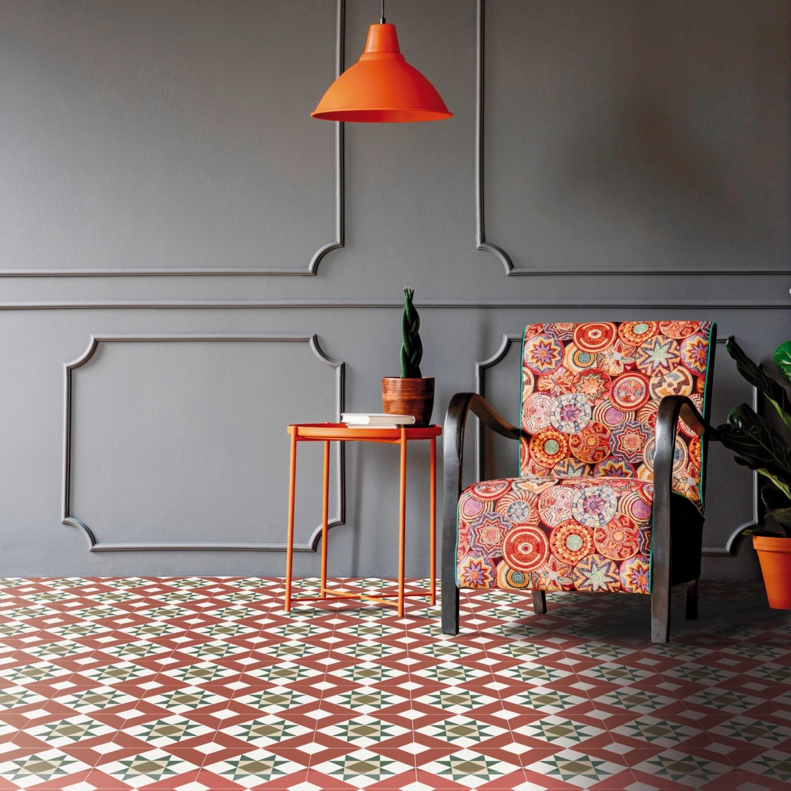 KOMPAS Vetro, Carreaux de ciment