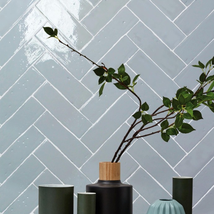 LAUREL CLAY Marley Blue, Carrelage mural