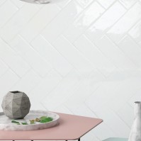 LAUREL CLAY Prima White, Carrelage mural