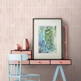 LAUREL CLAY Soft Pink, Carrelage mural