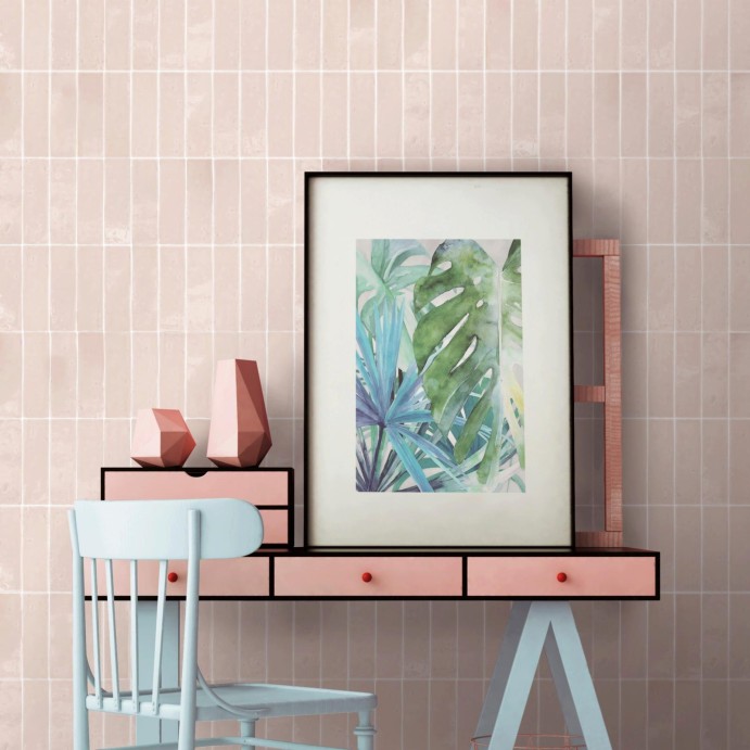 LAUREL CLAY Soft Pink, Carrelage mural