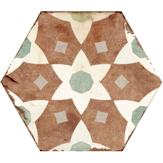ALHAMBRA Yasmina, Carreaux de ciment hexagone