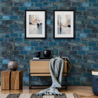 ATELIER Oxid Blue, Carrelage mural