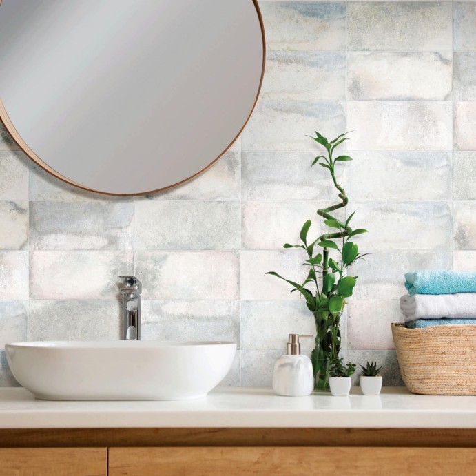 ATELIER Oyster White, Carrelage mural
