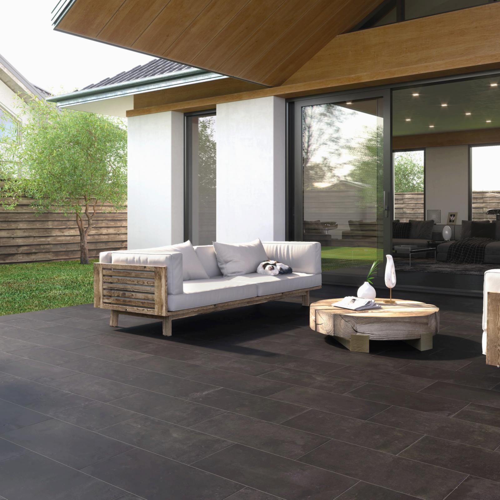 FUSION Anthracite, Carrelage extérieur
