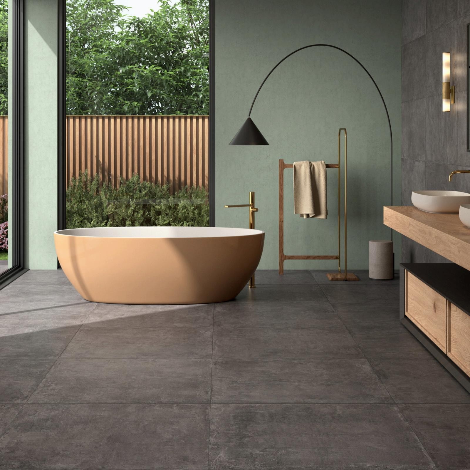 INDUSTRIAL Nero, Carrelage extérieur