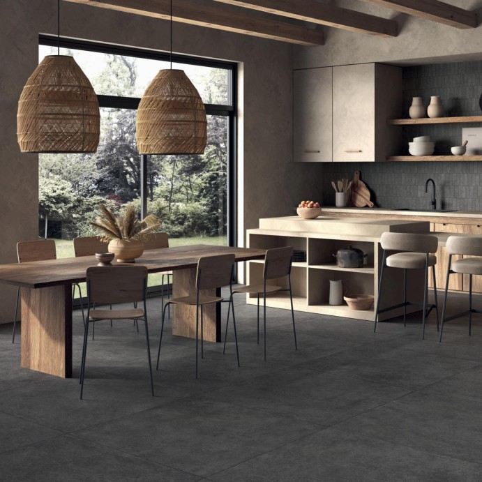 TERRAE Graphite, Carrelage extérieur
