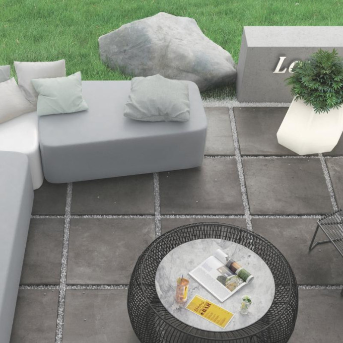 DALLE FUSION Piombo, Carrelage extérieur 2 cm